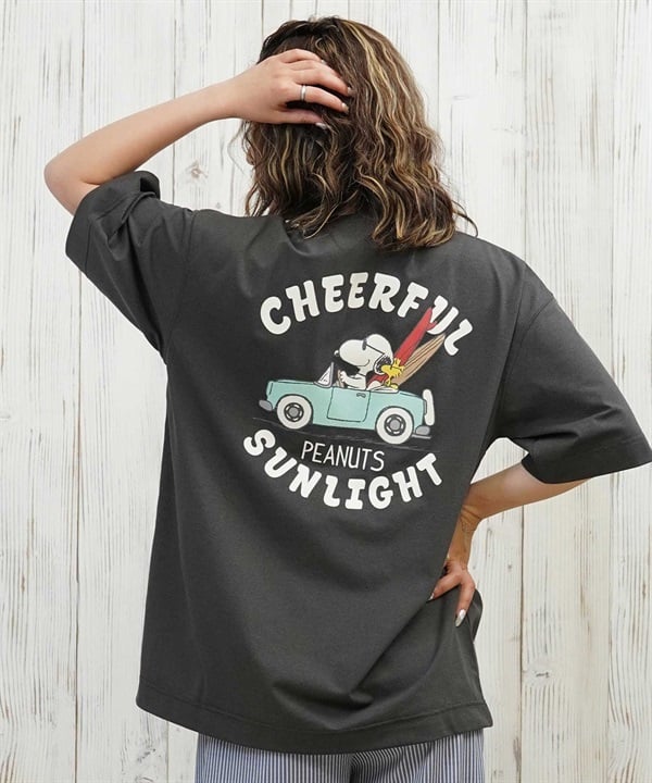 ANTIBAL アンティバル 水着 レディース ラッシュガード 半袖 Tシャツ スヌーピー 水陸両用 UVカット 253AN2ST641