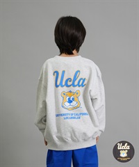 ANTIBAL アンティバル トレーナー スウェット キッズ ジュニア 子供 クルーネック UCLA バックプリント 裏毛 254AN3TR195 ムラサキスポーツ限定(WHT-130cm)