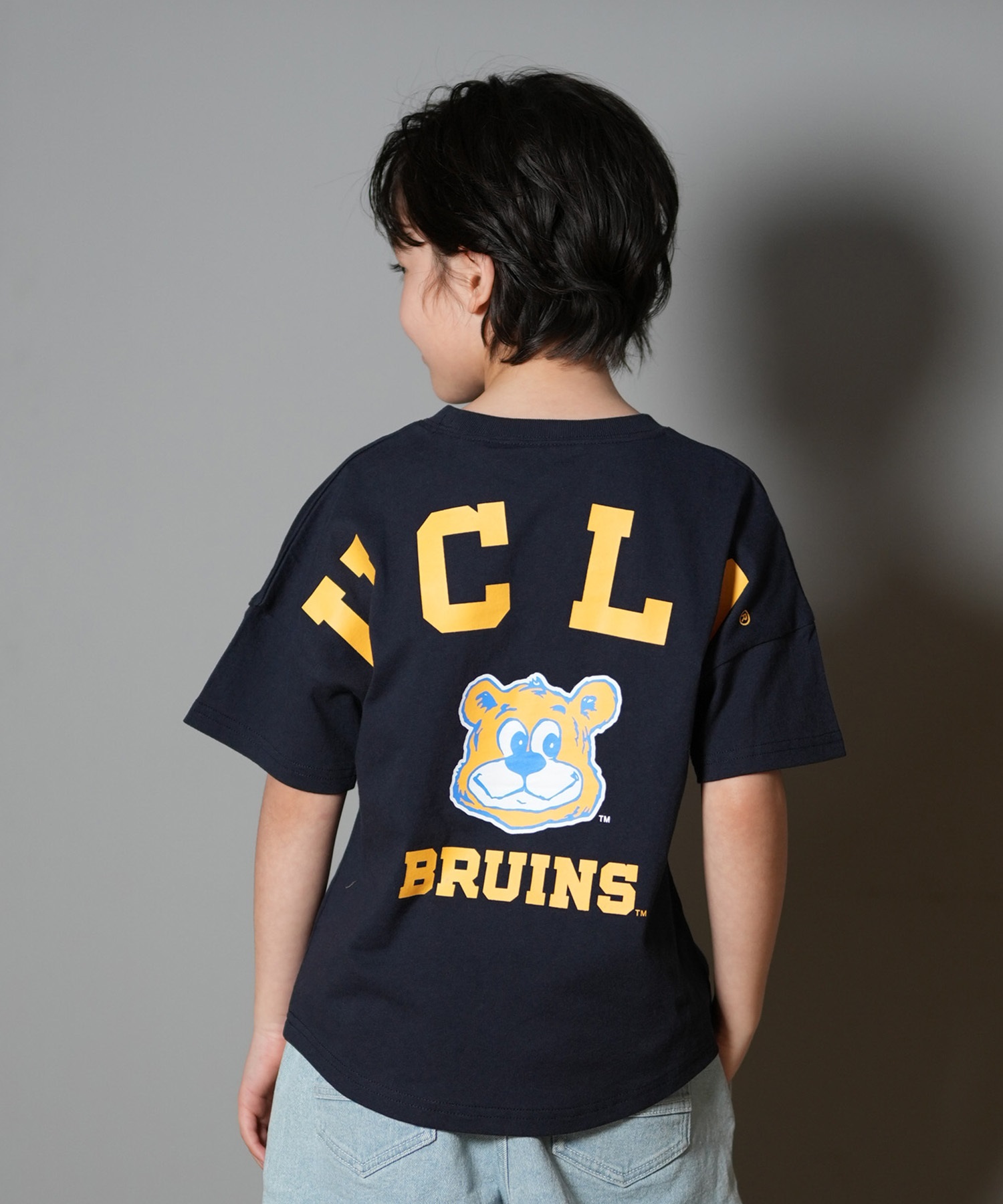 ANTIBAL アンティバル 半袖 Tシャツ キッズ UCLA バックプリント 252AN3ST559(NVY-130cm)