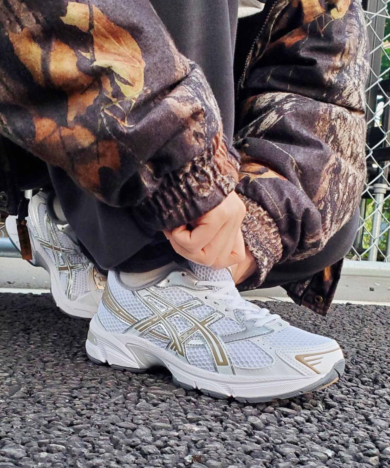 asics アシックス スニーカー レディース 韓国 カジュアル シルバー