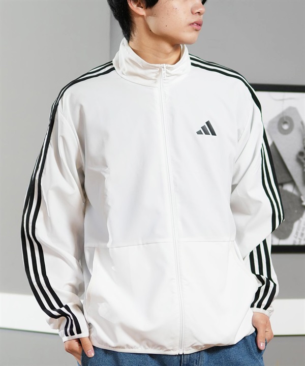 adidas アディダス アウター メンズ トラックジャケット ジャージ スリーストライプ セットアップ対応 JZR06