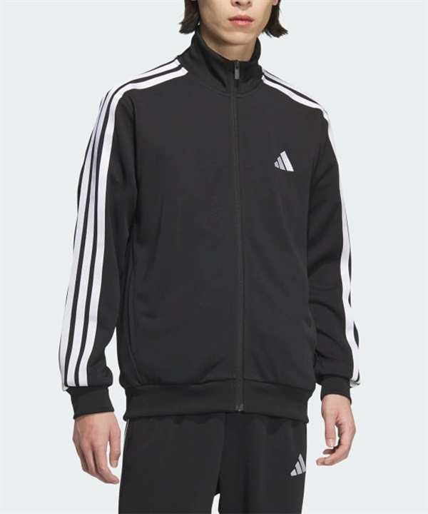 adidas アディダス アウター メンズ トラックジャケット ジャージ スリーストライプ セットアップ対応 JZR00