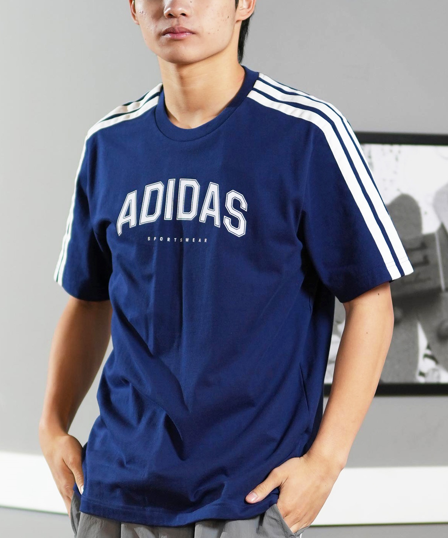 ☆adidasアディダス半袖ドライTシャツMサイズブラックclimacool
