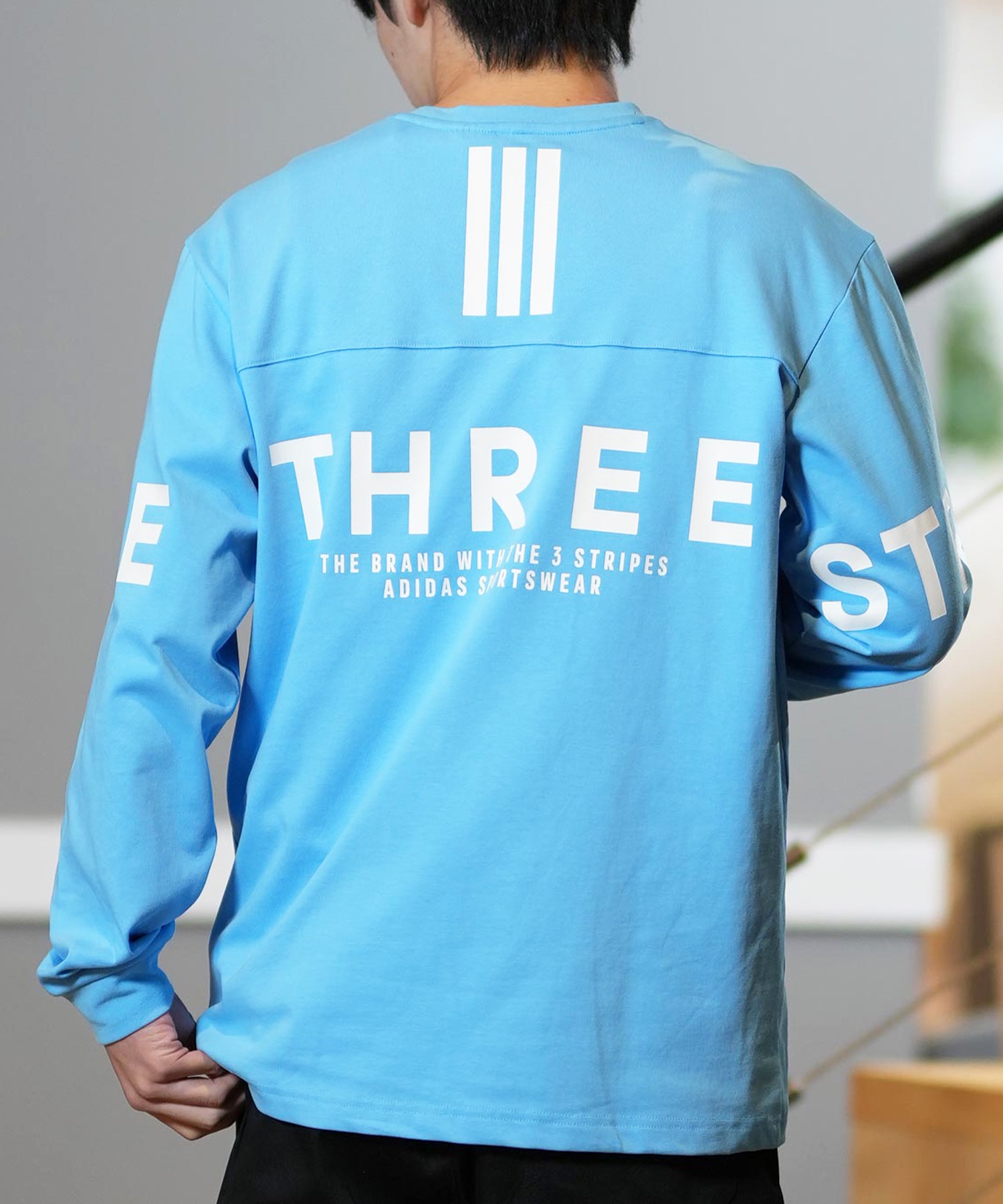 adidas アディダス 長袖 Tシャツ メンズ ロンT オーバーサイズ