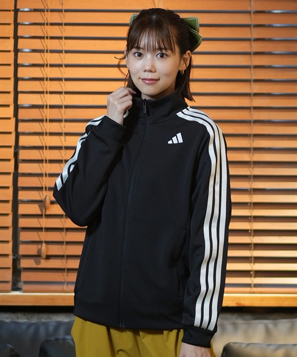 adidas アディダス ジャケット レディース ジャージ トラックジャケット スリーストライプス トラックトップ JVP35