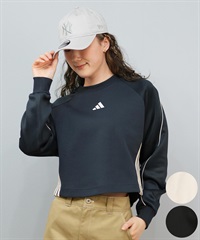 アディダス●レディース＜BULLS スウェットブルゾン＞M0917m adidas アディダス トレーナー スウェット レディース ショート丈