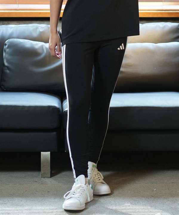 adidas アディダス レギンス レディース エッセンシャルズ スリーストライプス コットンタイツ KVC52