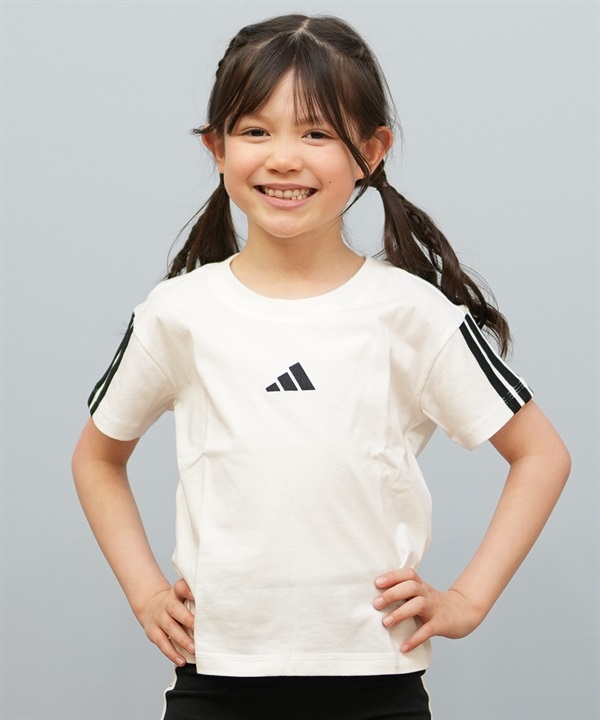 adidas アディダス 半袖 Tシャツ キッズ ジュニア 子供 K ESS 3ST Tシャツ KRG72