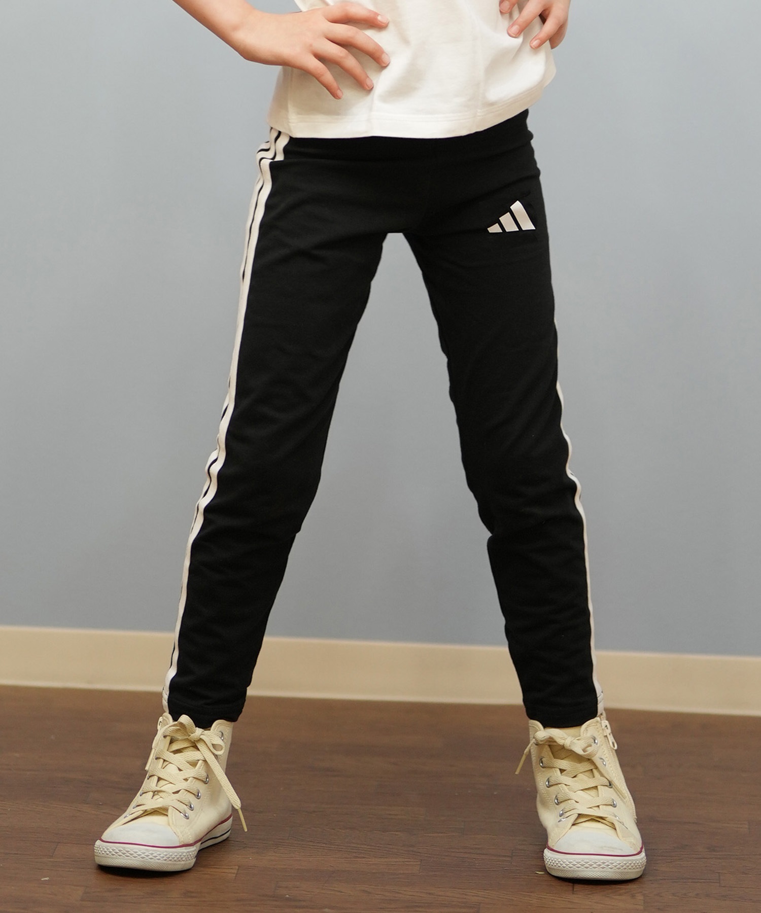 adidas アディダス ロングパンツ キッズ ジュニア 子供 K ESS 3ST