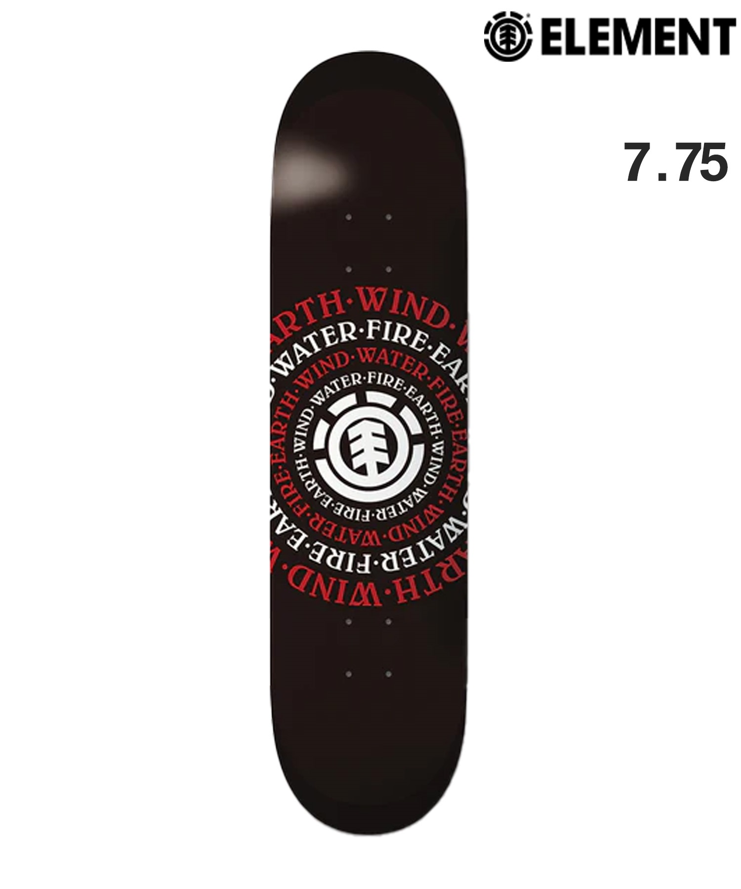 ELEMENT エレメント スケートボード デッキ 7.75inch SEALERS ムラサキスポーツ(BLK-7.75inch)