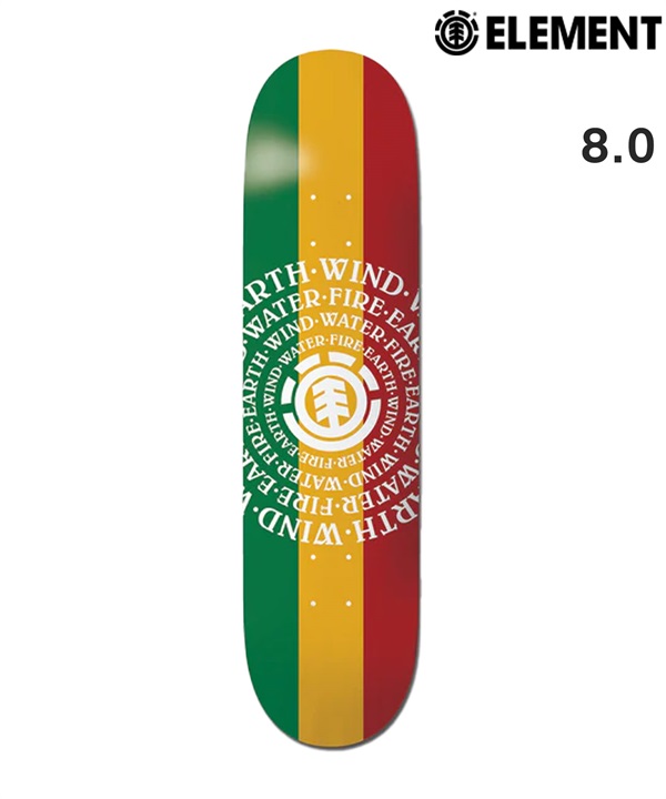 ELEMENT エレメント スケートボード デッキ 8.0inch SEALERS ムラサキスポーツ