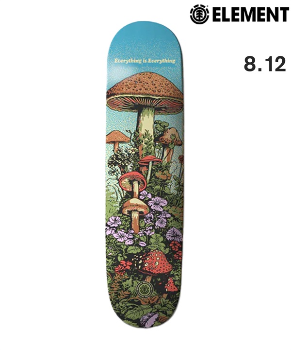 ELEMENT エレメント スケートボード デッキ 8.125inch  FUNGI JAAKKO OJANEN ムラサキスポーツ