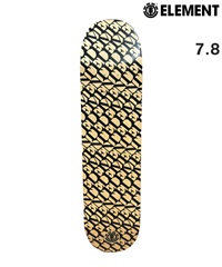 ELEMENT エレメント スケートボード デッキ 7.8inch CONTINUOUS BLACK