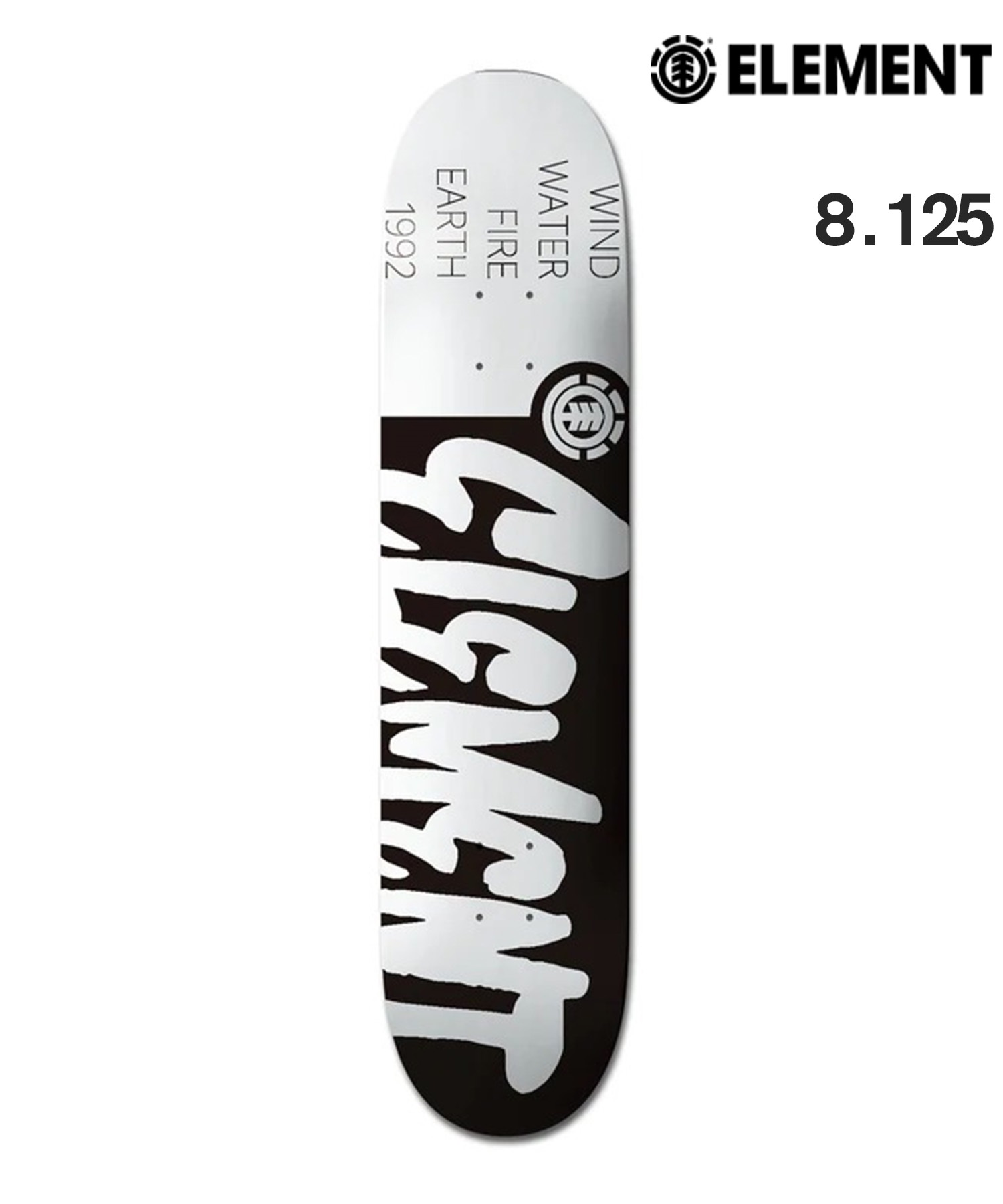 ELEMENT エレメント スケートボード デッキ 8.125inch PUFFYS BLACK