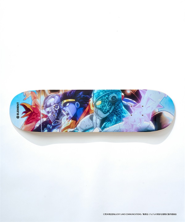 ELEMENT エレメント スケートボード デッキ JOJO コラボ 8inch STARDUST CRUSADERS B ムラサキスポーツ JOJOの奇妙な冒険(AST-8inch)