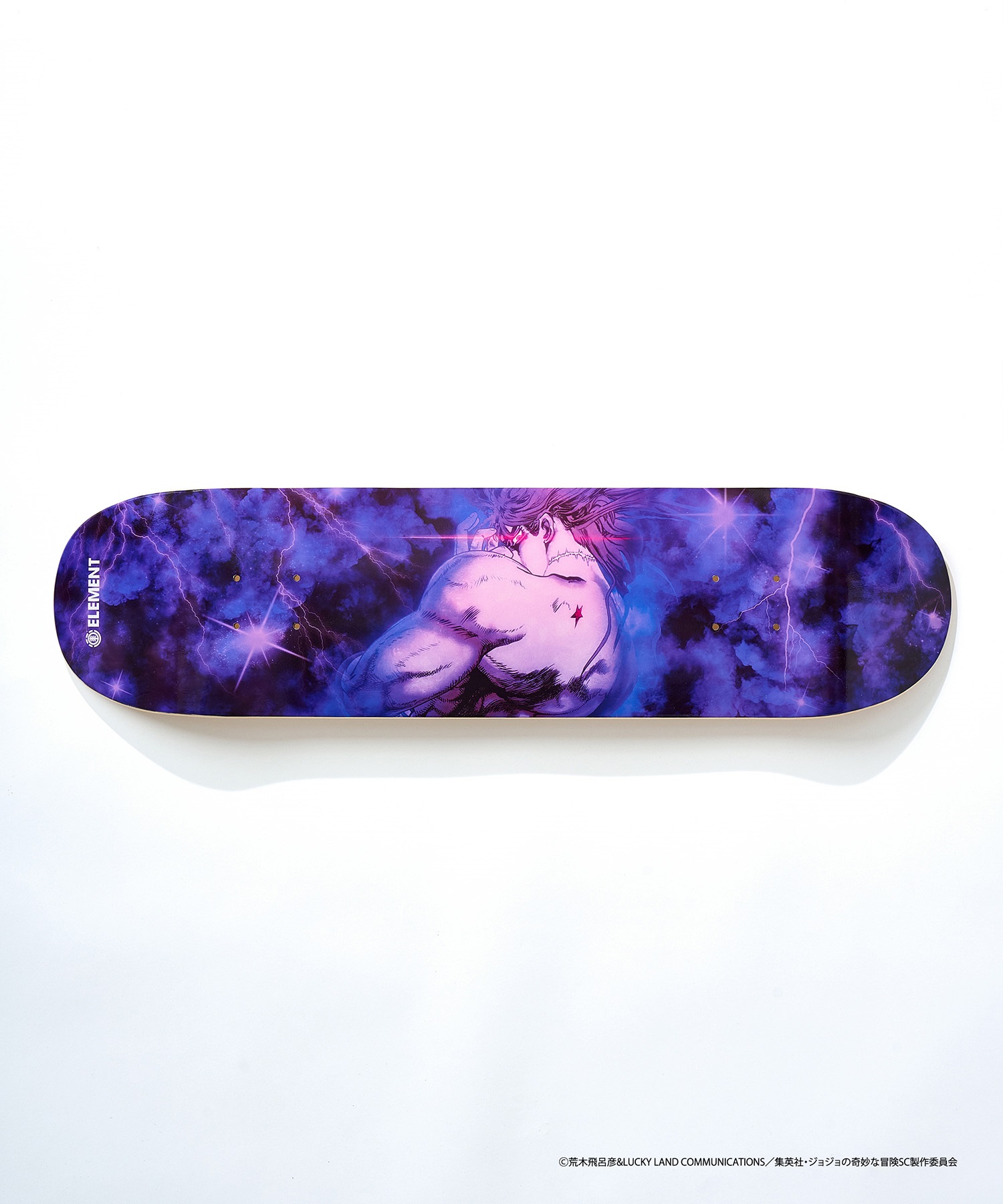 ELEMENT エレメント スケートボード デッキ JOJO コラボ 8inch DIO ムラサキスポーツ JOJOの奇妙な冒険(DIO-8inch)