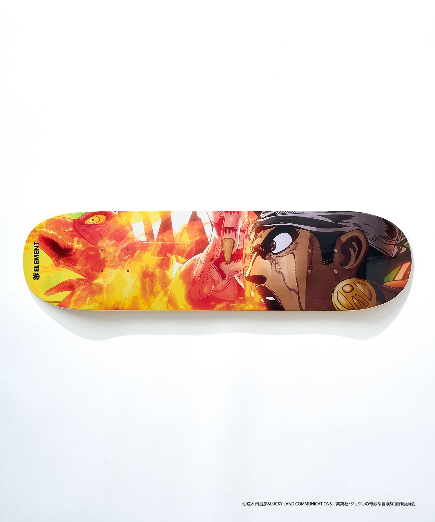 ELEMENT エレメント スケートボード デッキ JOJO コラボ 8inch AVDOL X MAGICIANS RED ムラサキスポーツ JOJOの奇妙な冒険(AVDOL-8inch)