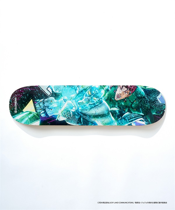 ELEMENT エレメント スケートボード デッキ JOJO コラボ 8inch KAKYOIN X HIEROPHANT GREEN ムラサキスポーツ JOJOの奇妙な冒険