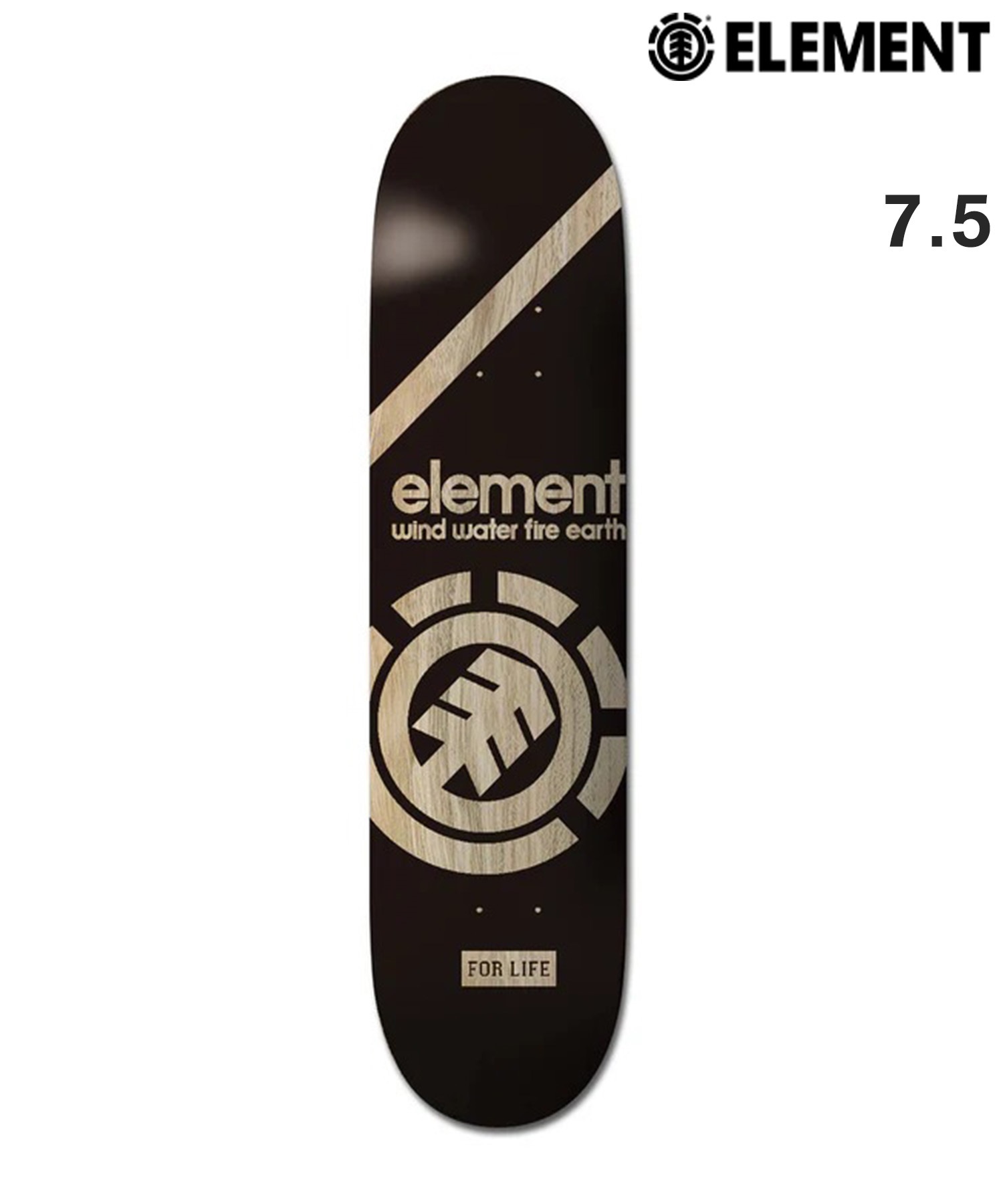 ELEMENT エレメント SLANTS BLACK BF027-024 スケートボード キッズ