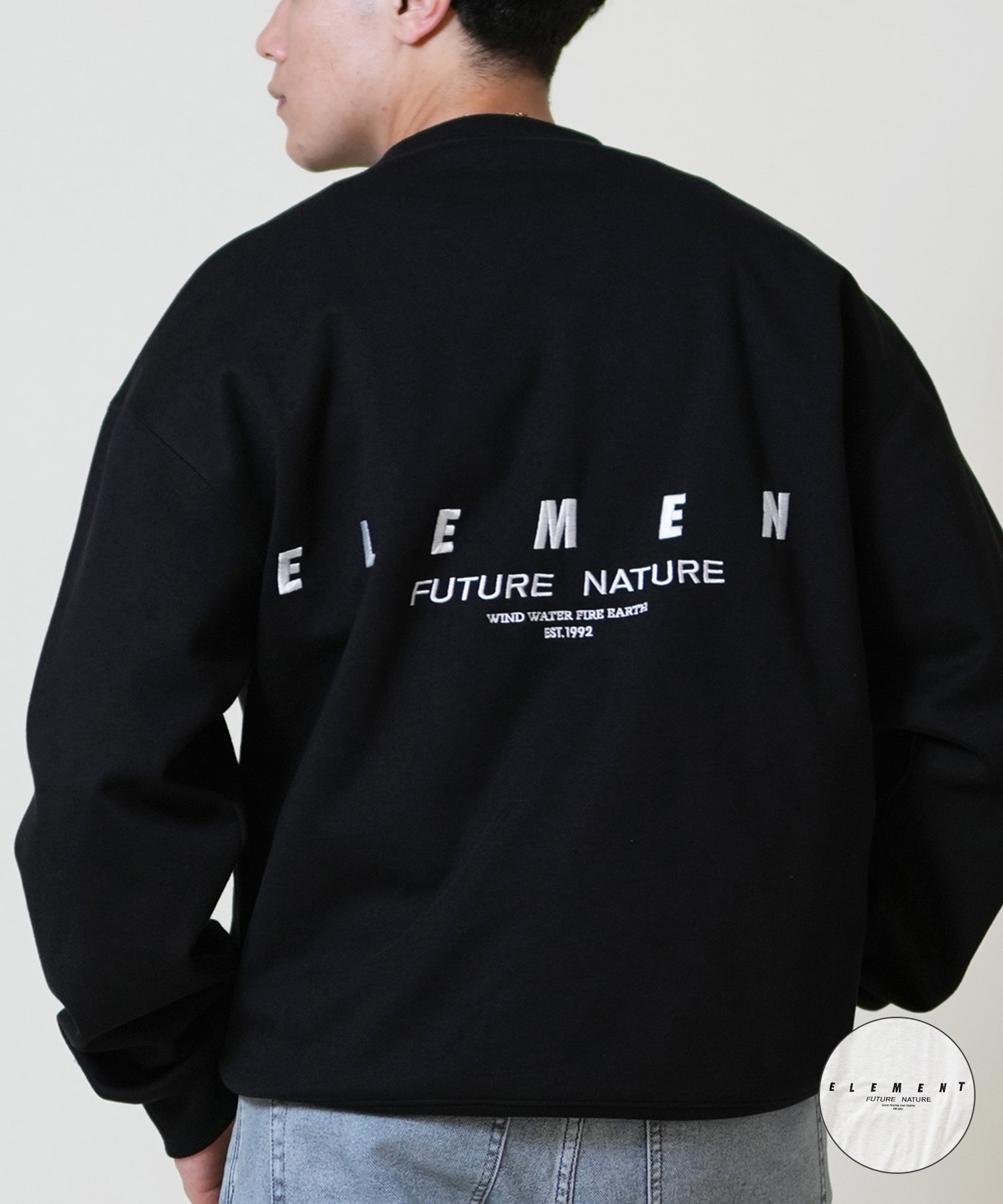 ELEMENT エレメント トレーナー スウェット メンズ クルーネック
