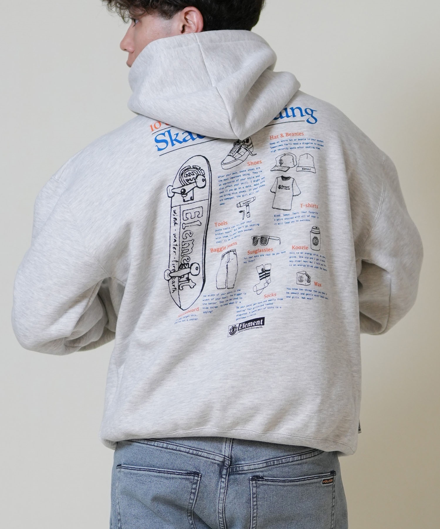 ELEMENT エレメント プルオーバー パーカー メンズ バックプリント