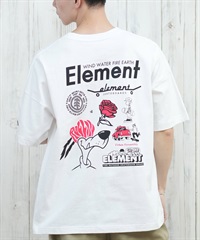 ELEMENT エレメント 半袖 Tシャツ メンズ バックプリント