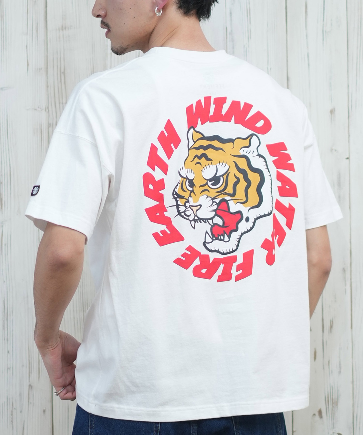 ELEMENT エレメント 半袖 Tシャツ メンズ バックプリント オーバー