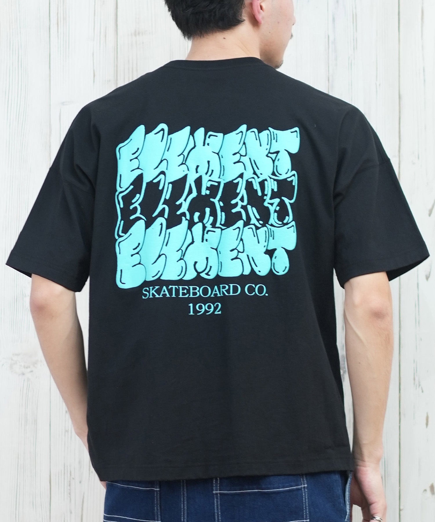 ELEMENT エレメント 半袖 Tシャツ メンズ バックプリント オーバー