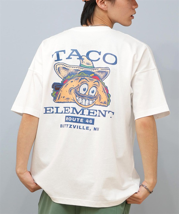 ELEMENT エレメント 半袖 Tシャツ メンズ バックプリント オーバーサイズ SEALERS SS BF02A-227