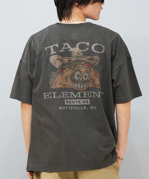 ELEMENT エレメント 半袖 Tシャツ メンズ バックプリント オーバーサイズ SEALERS SS BF02A-227