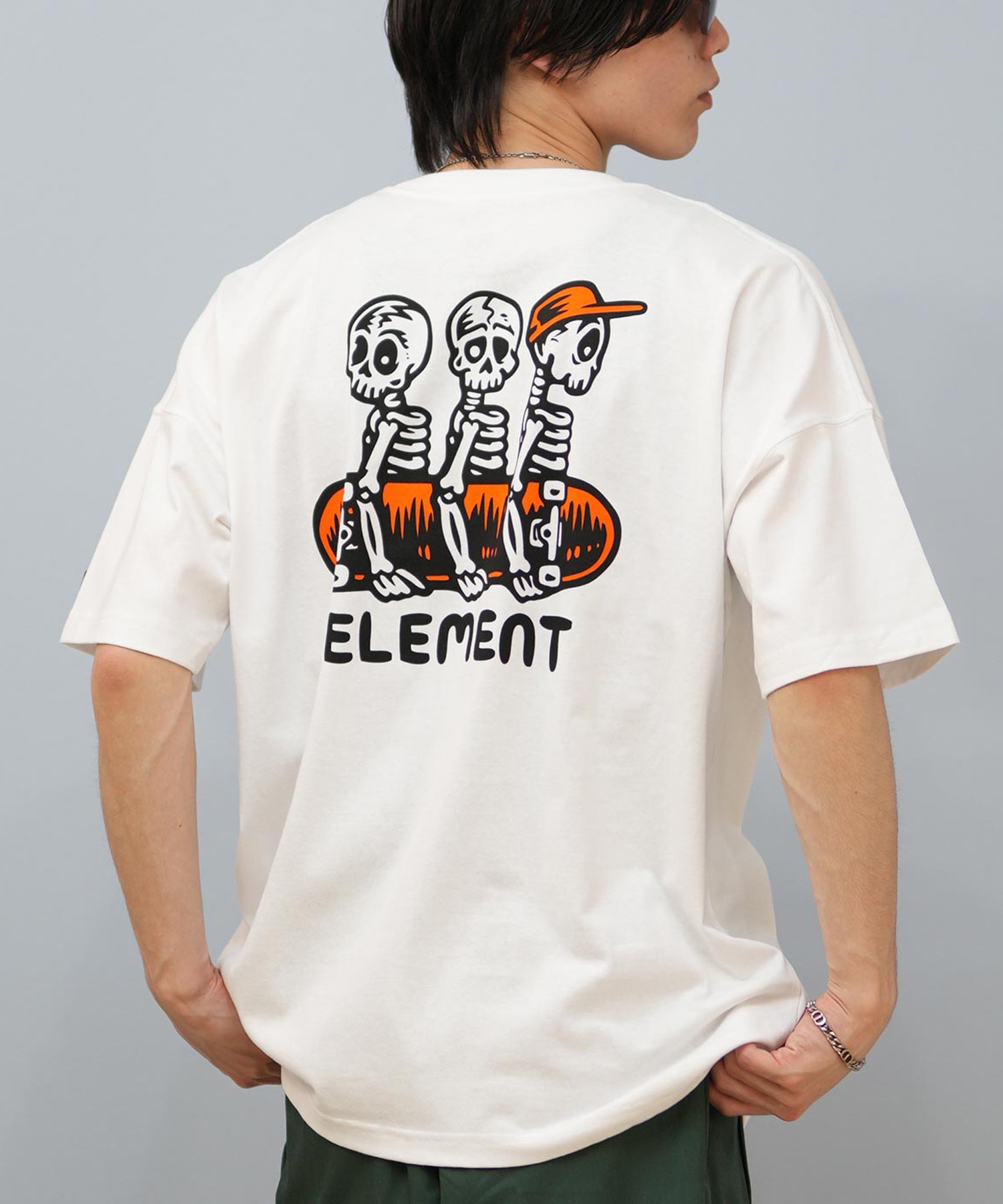 ELEMENT エレメント 半袖 Tシャツ メンズ バックプリント オーバー