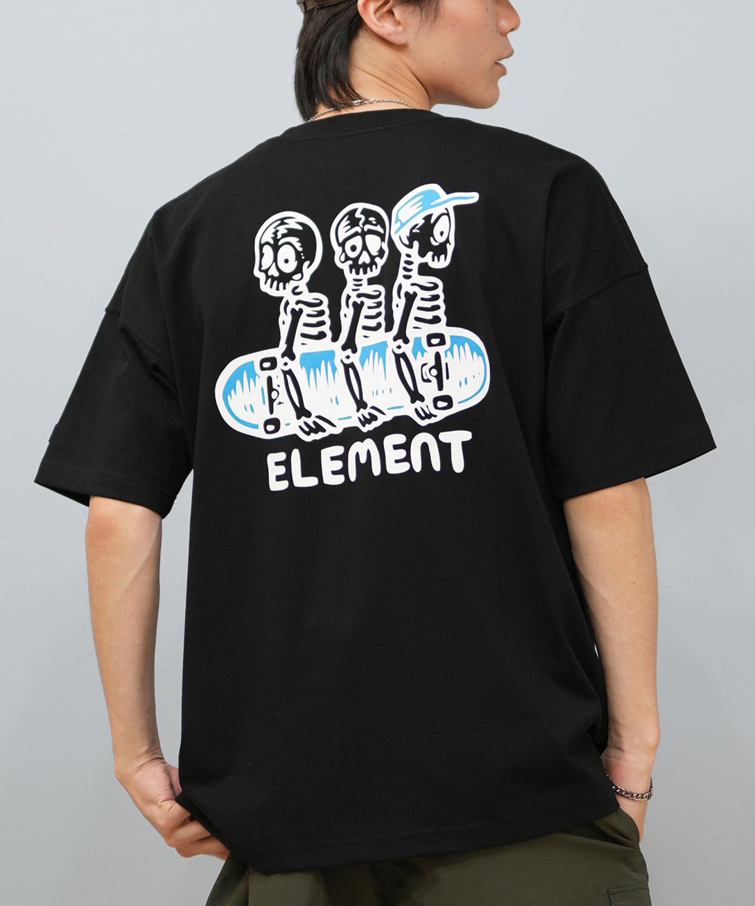 ELEMENT エレメント 半袖 Tシャツ メンズ バックプリント オーバー