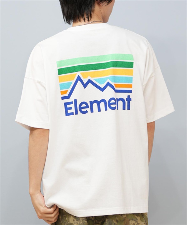 ELEMENT エレメント 半袖 Tシャツ メンズ バックプリント オーバーサイズ CORRETA SS BF02A-264
