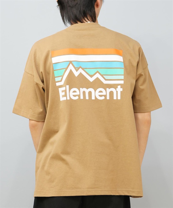ELEMENT エレメント 半袖 Tシャツ メンズ バックプリント オーバーサイズ CORRETA SS BF02A-264