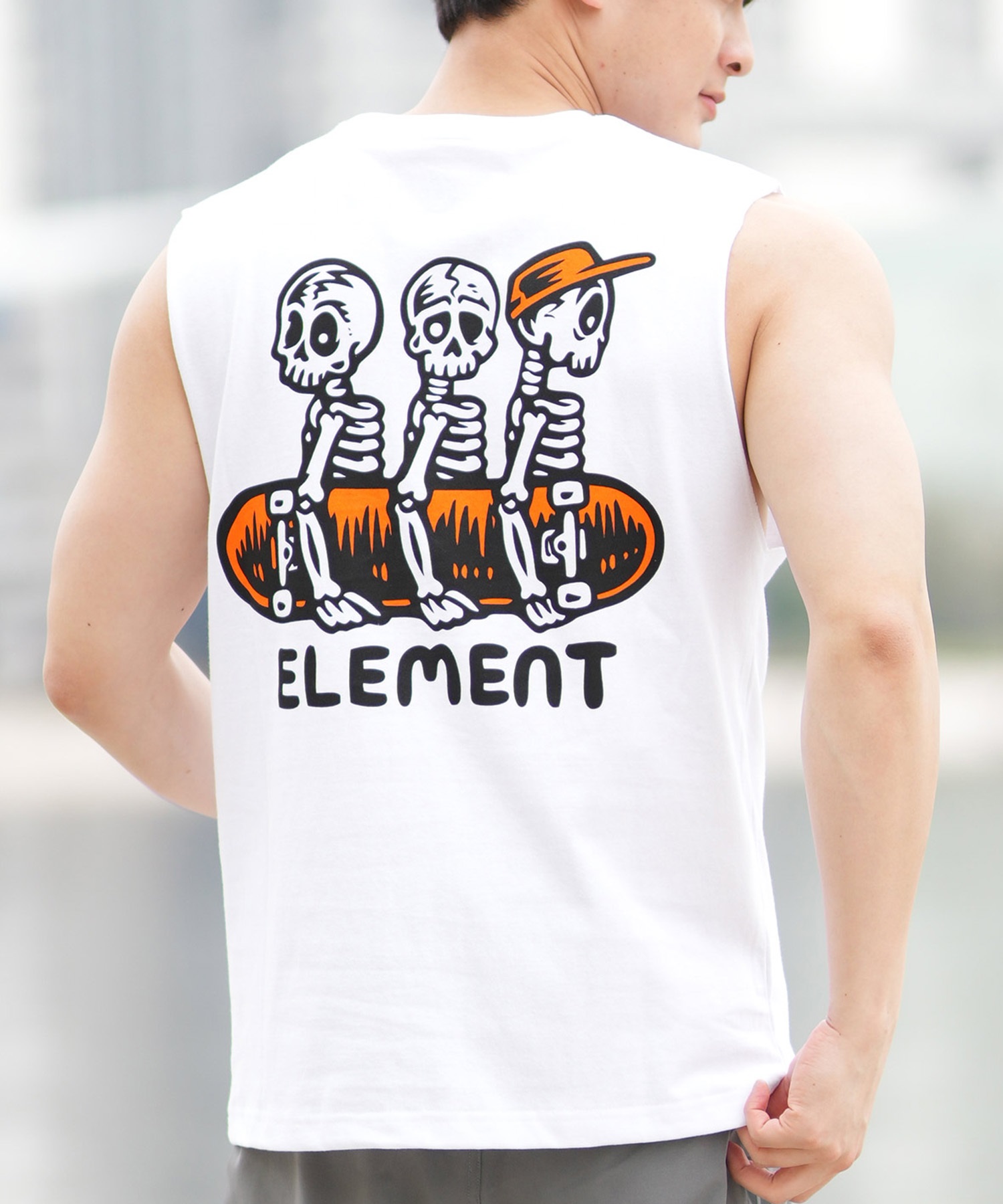 ELEMENT エレメント タンクトップ メンズ バックプリント