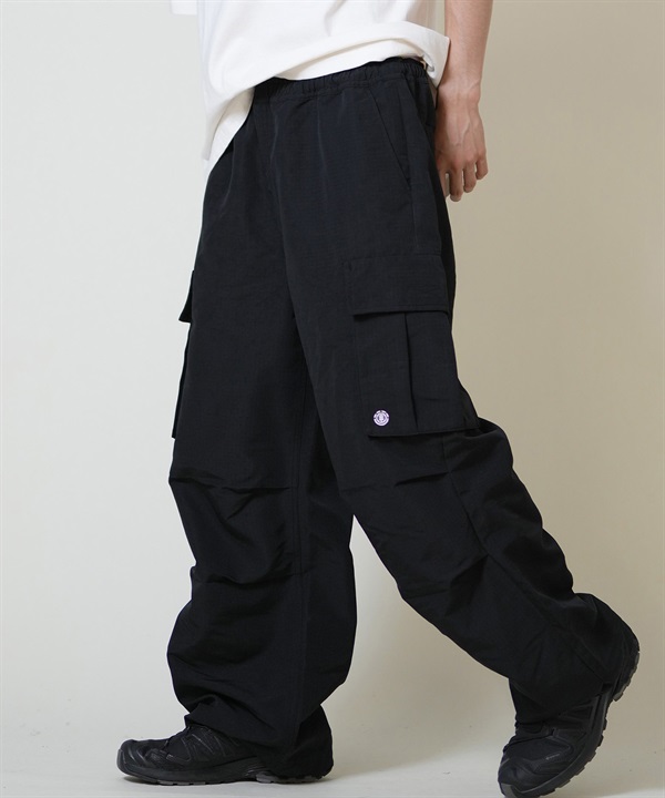 ELEMENT エレメント ロングパンツ メンズ ワイド カーゴパンツ SHOD PANTS CA05 BF022-709