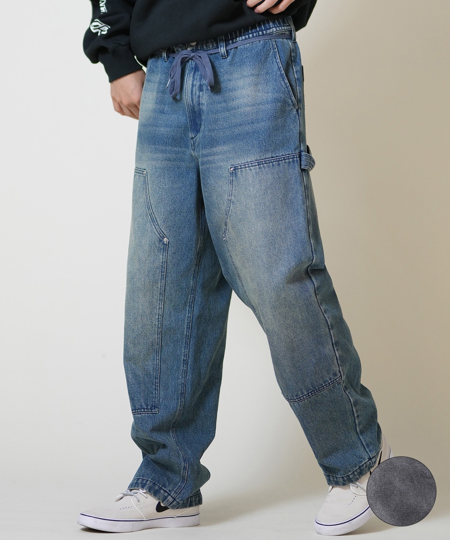 ELEMENT エレメント デニム ロングパンツ ジーパン ワイドシルエット