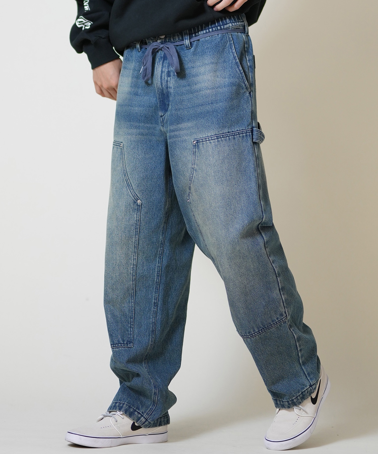 ELEMENT エレメント デニム ロングパンツ ジーパン ワイドシルエット