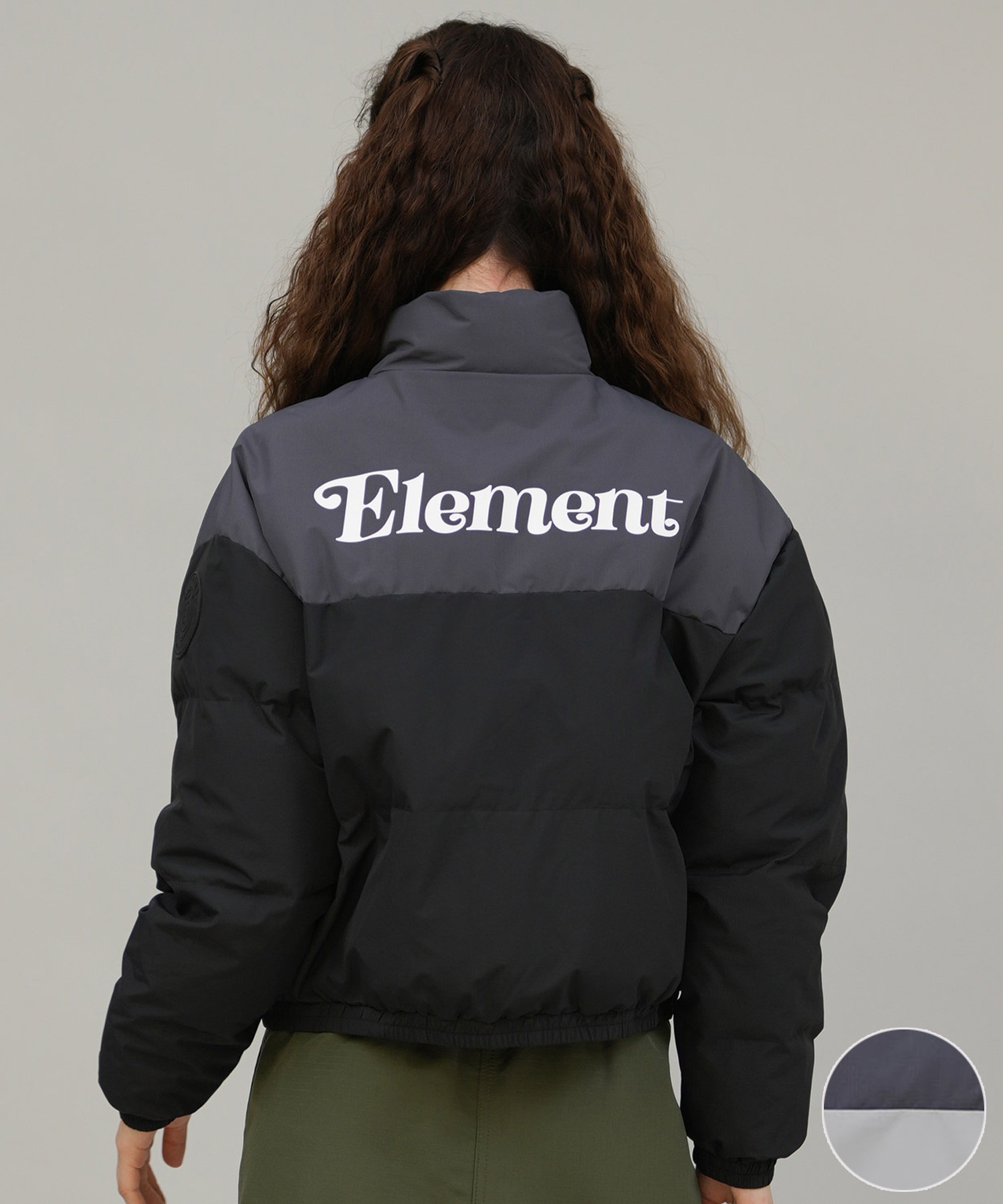 ELEMENT エレメント ダウン ジャケット レディース 中綿 バック