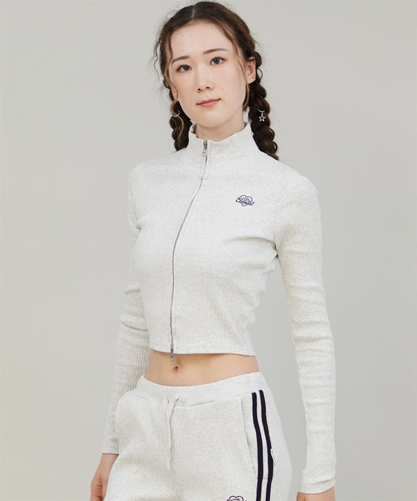 ELEMENT エレメント スウェット ジャケット レディース リブ ジップアップ TIGHT RIB FULL ZIP W BF024-031