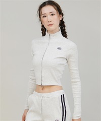 ELEMENT エレメント スウェット ジャケット レディース リブ ジップアップ TIGHT RIB FULL ZIP W BF024-031(WHH-M)