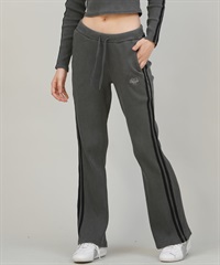 ELEMENT エレメント ロングパンツ レディース リブ フレアパンツ セットアップ対応 SHOD PANTS RIB BF024-728(SBK-M)