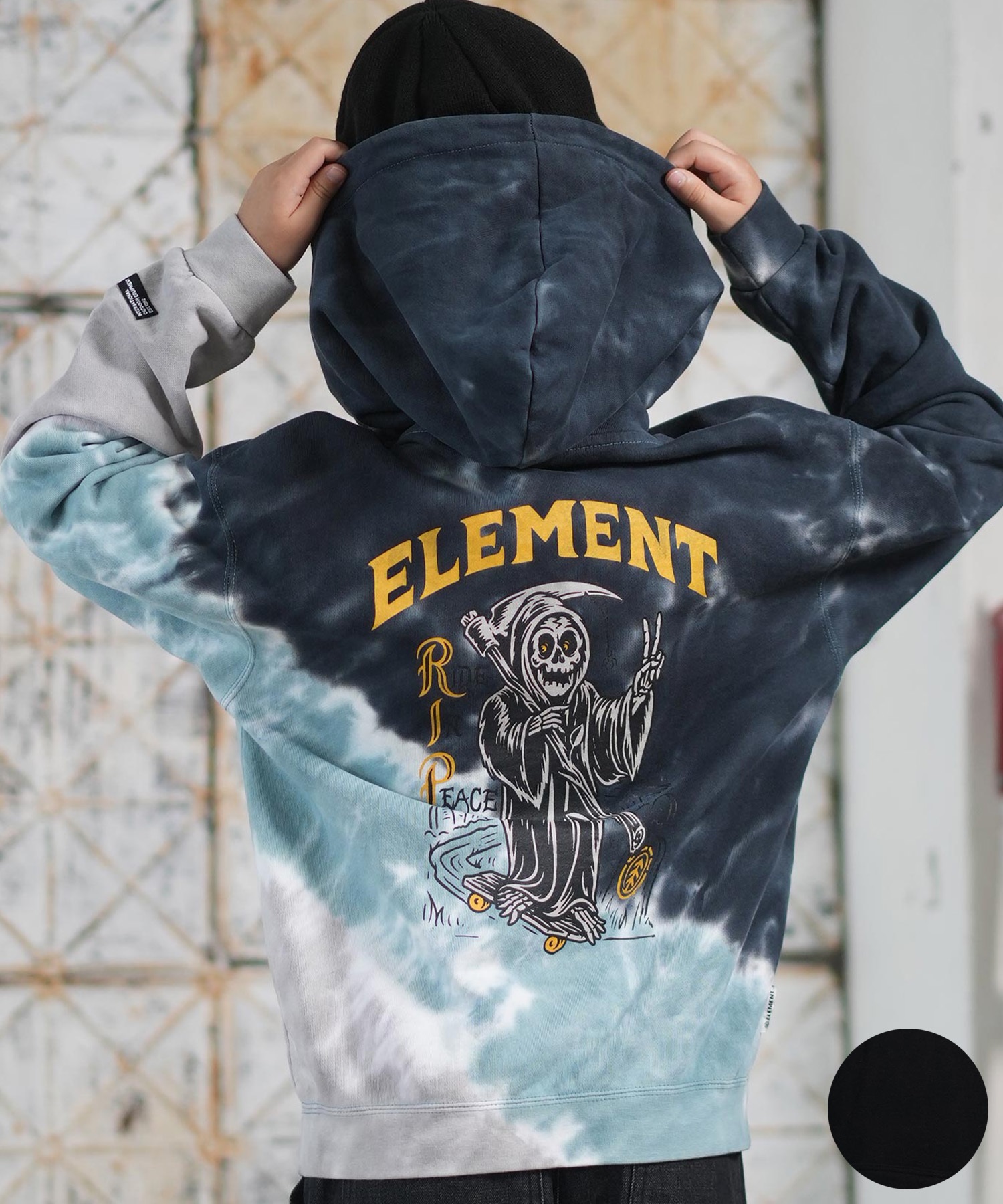 ELEMENT エレメント プルオーバー パーカー キッズ ジュニア 子供 ロゴ