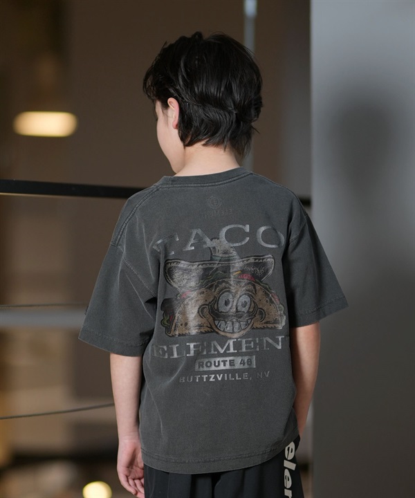 ELEMENT エレメント 半袖 Tシャツ キッズ ジュニア 子供 バックプリント TACO SS YOUTH BF02E-246
