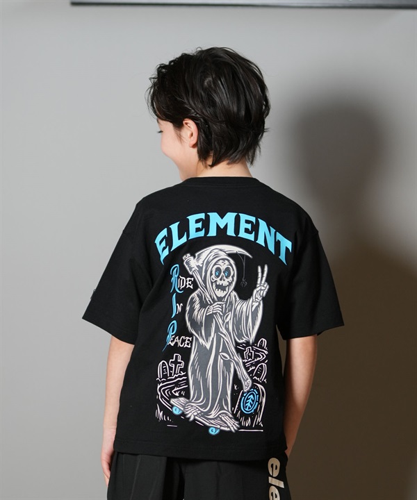ELEMENT エレメント 半袖 Tシャツ キッズ ジュニア 子供 バックプリント TIMBER RIP SS YOUTH BF02E-247