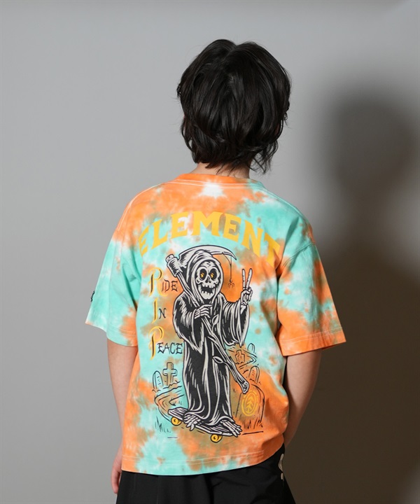 ELEMENT エレメント 半袖 Tシャツ キッズ ジュニア 子供 バックプリント TIMBER RIP SS YOUTH BF02E-247
