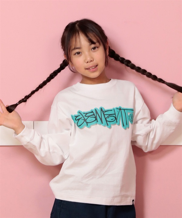 ELEMENT エレメント 長袖 Tシャツ キッズ ロンT ロゴ TAG LS YOUTH BF025-058