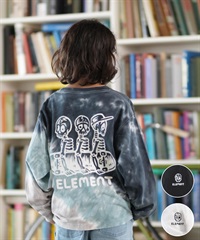 ELEMENT エレメント 長袖 Tシャツ キッズ ジュニア ロンT TIMBER 3 LS YOUTH BF026-060(FBK-130cm)