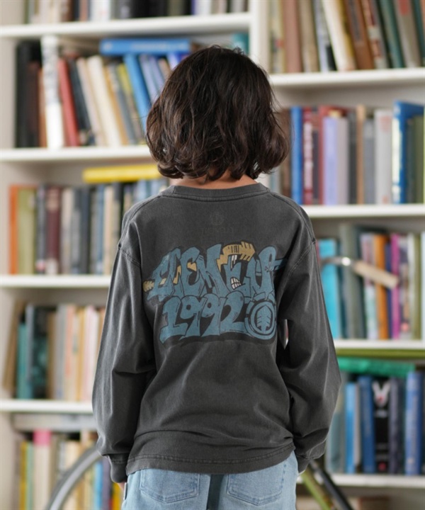 ELEMENT エレメント 長袖 Tシャツ キッズ ジュニア ロンT TAG LS YOUTH BF026-070