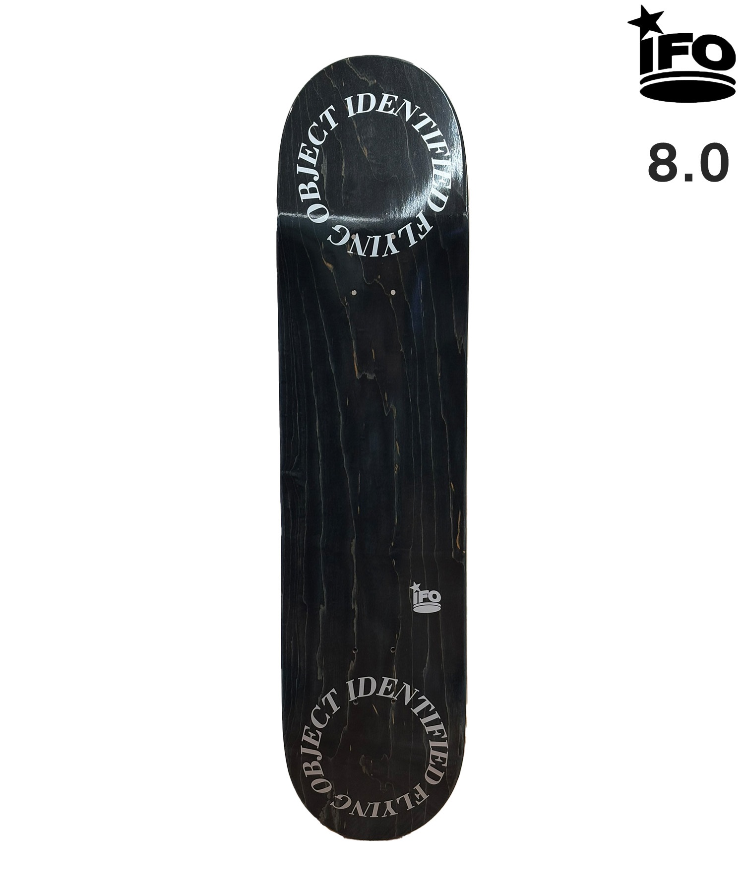 IFO アイエフオー スケートボード デッキ ベストプライス 8.0inch BALANCE ムラサキスポーツ(BLK-8inch)